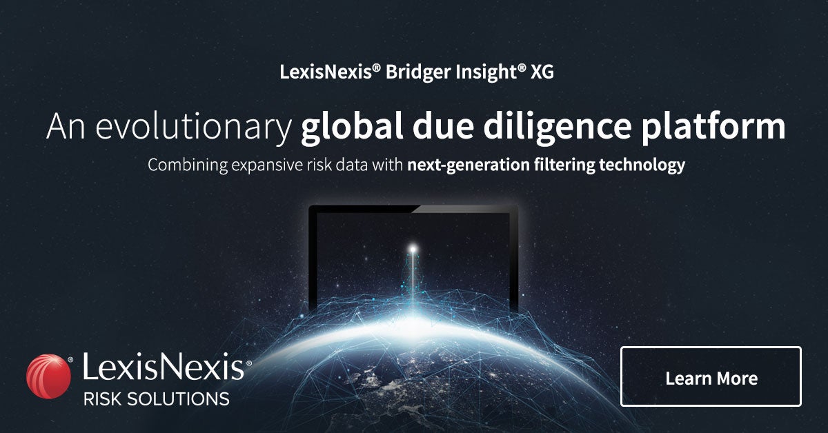 Bridger Insight® XG | LexisNexis Risk Solutions